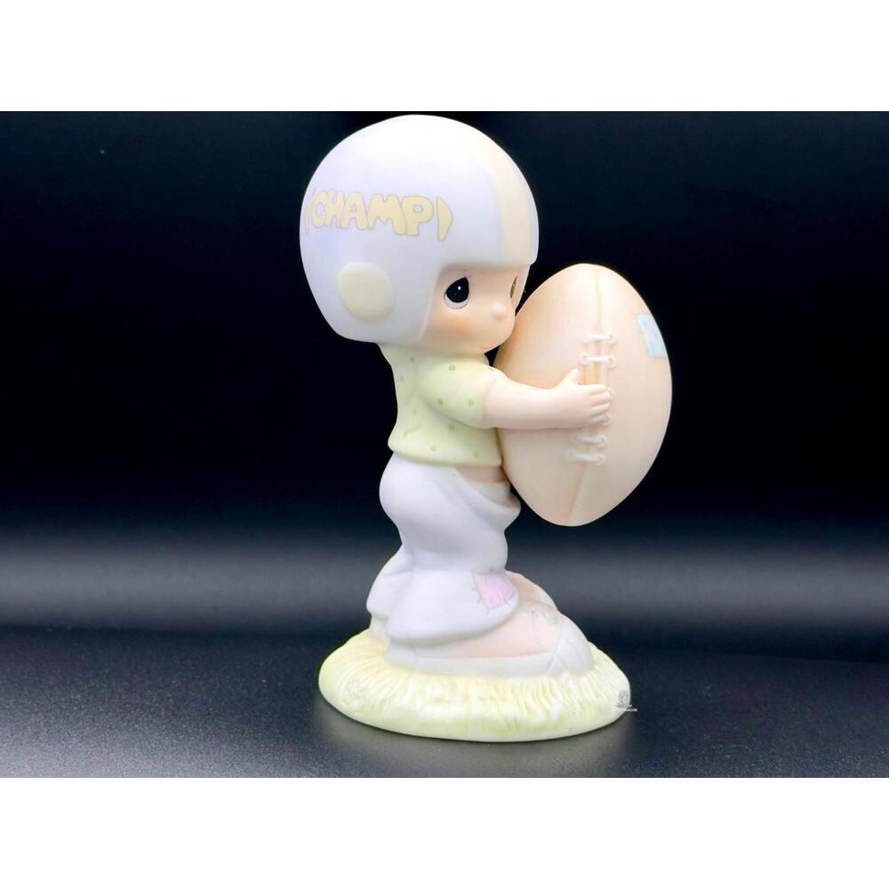 Precious Moments Vintage Football Player Figurine "Champ"